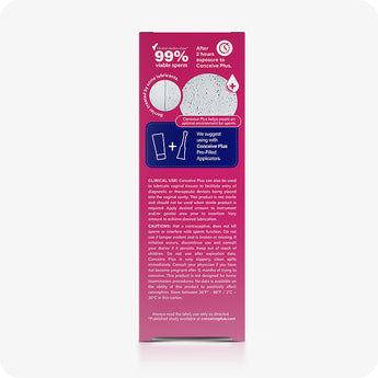 ערכת זוגית של חומר סיכה פוריות Conceive Plus (75 מ"ל ו-8 אפליקטורים) (AR) - חומר סיכה לפוריות