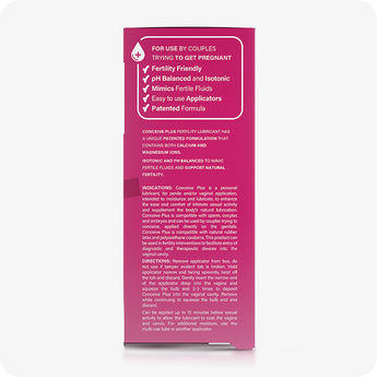ערכת זוגית של חומר סיכה פוריות Conceive Plus (75 מ"ל ו-8 אפליקטורים) (AR) - חומר סיכה לפוריות